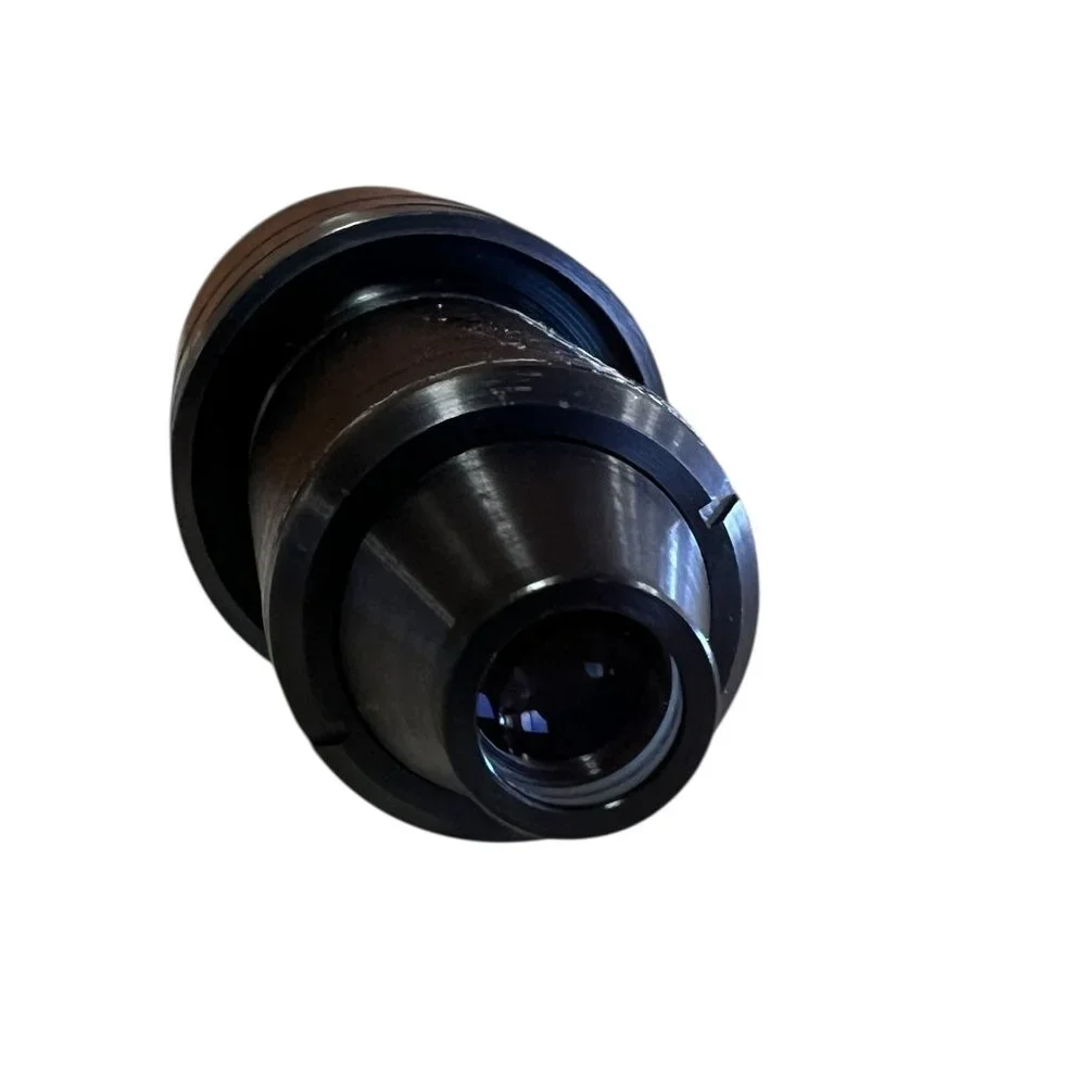 Vintage French Optical Eyepiece Component Magnified Lens 186 500 100 620 New